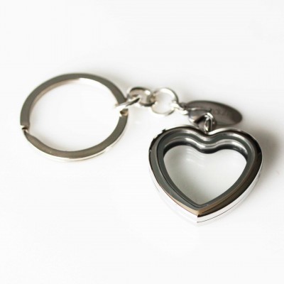 Heart Locket Key Ring
